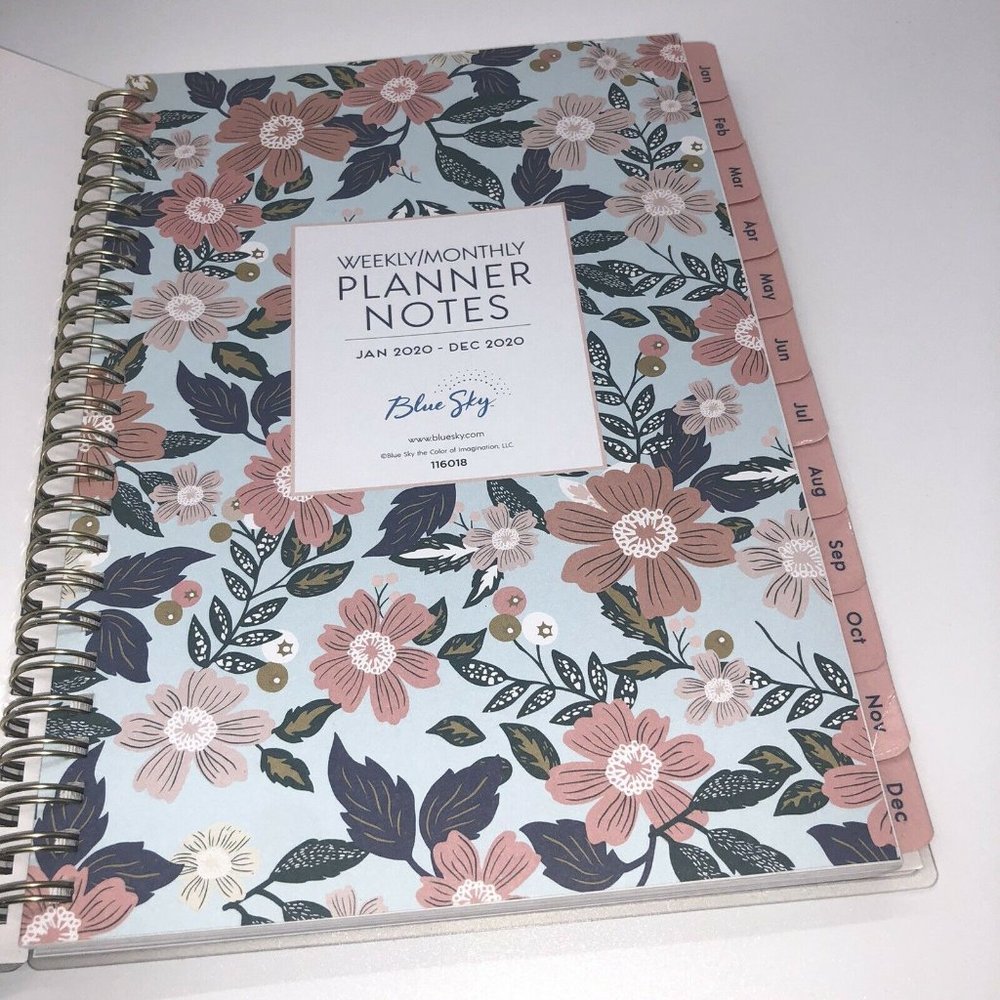 Blue Sky Jan-Dec 2020 Tab Planner Weekly Monthly C - Picture 6 of 8